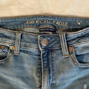 american eagle high rise skinny jeans